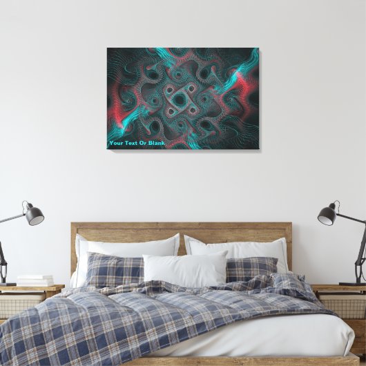 Neuronales Netzwerk Leinwanddruck (Insitu (Schlafzimmer))