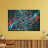 Neuronales Netzwerk Leinwanddruck (Insitu (Wohnzimmer))