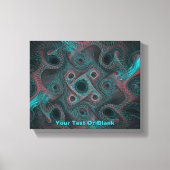 Neuronales Netzwerk Leinwanddruck (Vorderseite)