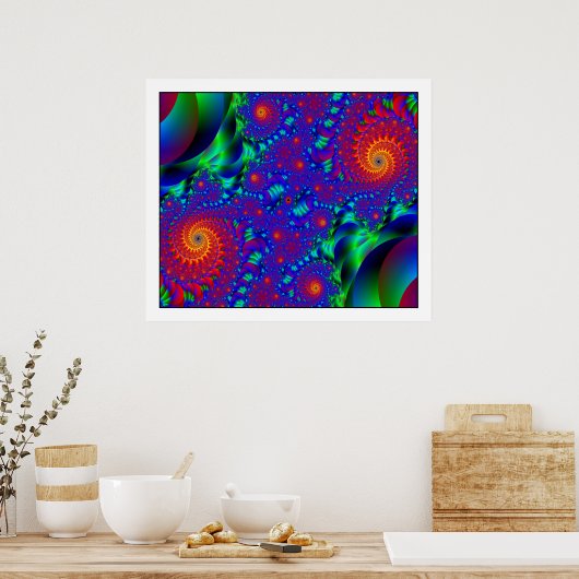 Neuronales Netzwerk Poster (Küche)