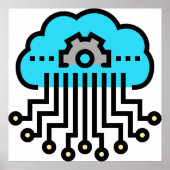 Neuronales Netzwerk Poster (Vorne)