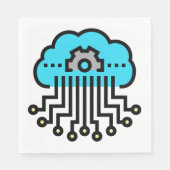 Neuronales Netzwerk Serviette (Vorderseite)