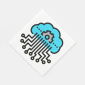 Neuronales Netzwerk Serviette (Ecke)