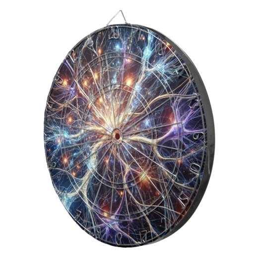 Neuronen Dartboard Dartscheibe (Vorderseite rechts)