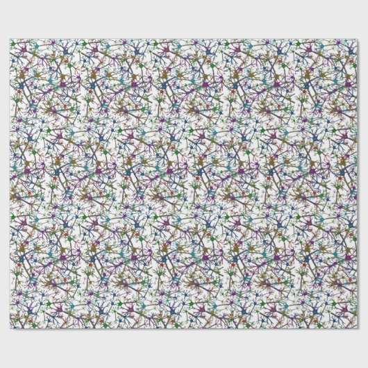 Neuronen Geschenkpapier (Flach)