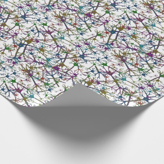 Neuronen Geschenkpapier (Ecke)