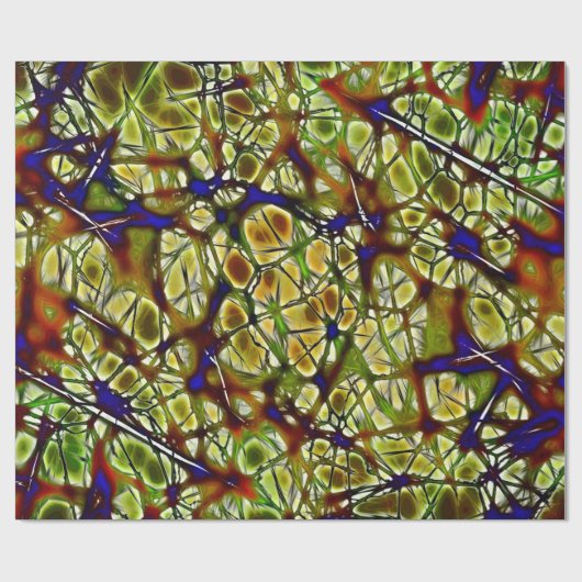 Neuronen Geschenkpapier (Flach)