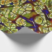 Neuronen Geschenkpapier (Ecke)