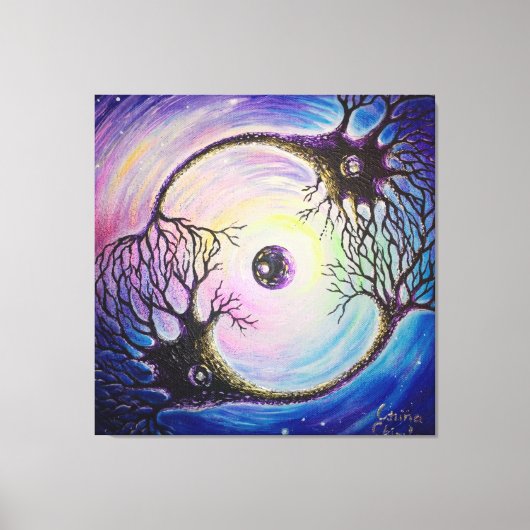 Neuronen Leinwanddruck (Vorderseite)