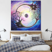 Neuronen Leinwanddruck (Insitu (Schlafzimmer))