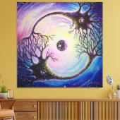 Neuronen Leinwanddruck (Insitu (Wohnzimmer))