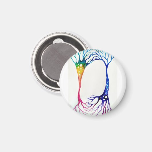 Neuronen Magnet (Vorderseite/Rückseite)
