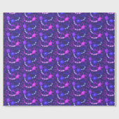 Neuronen-Neon-Lila Geschenkpapier (Flach)