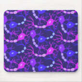 Neuronen-Neon-Lila Mousepad (Vorne)