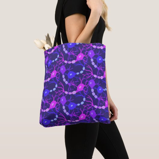 Neuronen-Neon-Lila Tasche (Von Nahem)