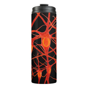 Neuronen,neural,3d,Anatomie,Axon,bio,biologisch,Bi Thermosbecher