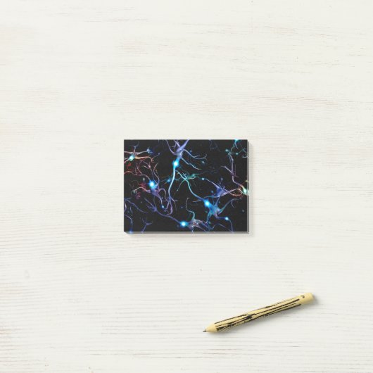 Neuronen Post-it Klebezettel (Auf Schreibtisch)