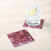 Neuronen Rechteckiger Pappuntersetzer (Vor Ort)