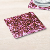 Neuronen Rechteckiger Pappuntersetzer (angewinkelt)