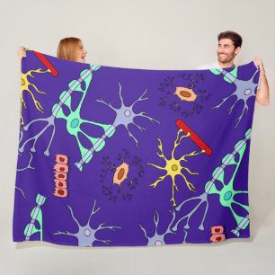 Neuronen und Glia Fleecedecke
