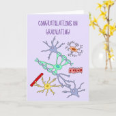 Neuronen und Glias Karte (Gelbe Blume)