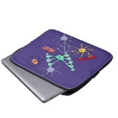 Neuronen und Glias Laptopschutzhülle (Vorne Knopf)