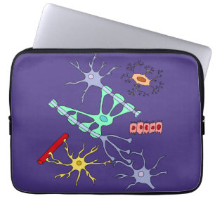 Neuronen und Glias Laptopschutzhülle