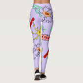 Neuronen und Glias Leggings (Rückseite)