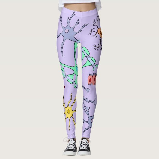 Neuronen und Glias Leggings (Vorderseite)