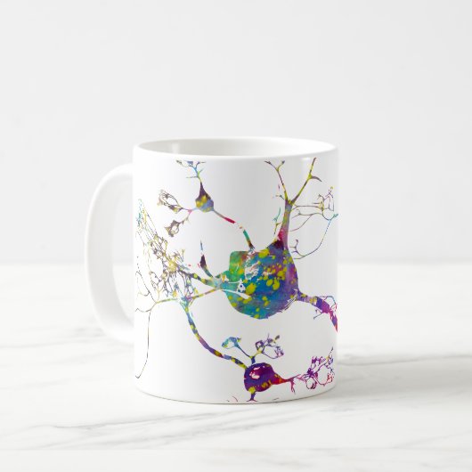 Neuronen und Nervensystem Kaffeetasse (Vorderseite Links)