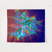 Neuronen-Verbindungsband Wandteppich (Vorderseite (Horizontal))