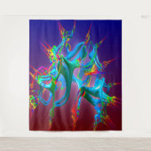 Neuronen-Verbindungsband Wandteppich (Vorderseite)