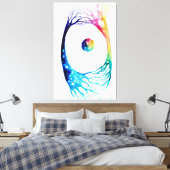 Neuronen verbunden leinwanddruck (Insitu (Schlafzimmer))