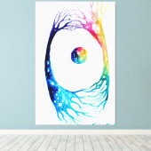 Neuronen verbunden leinwanddruck (Insitu (Holzboden))