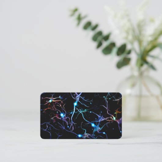 Neuronen Visitenkarte (Stehend Vorderseite)