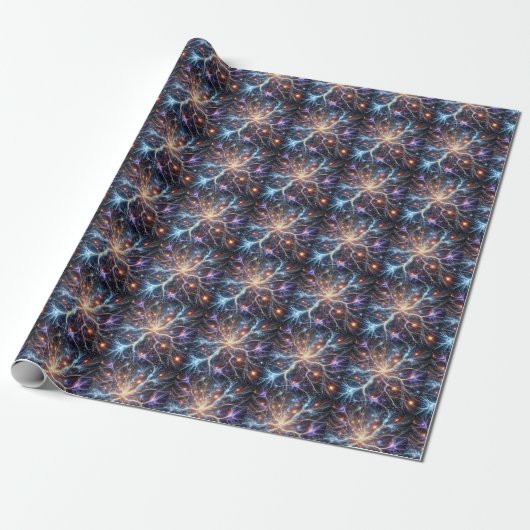 Neuronen-Wrapping-Papier Geschenkpapier (Ungerollt)