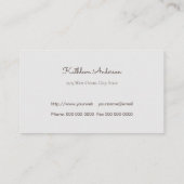 Neuronenkäfer Visitenkarte (Rückseite)