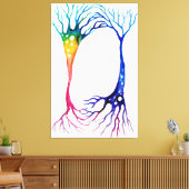 Neuronenposter Leinwanddruck (Insitu (Wohnzimmer))