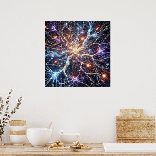 Neuronenposter Poster (Küche)
