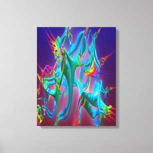 Neuronenverbindung Leinwanddruck