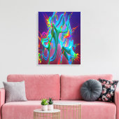 Neuronenverbindung Leinwanddruck (Insitu (Wohnzimmer))