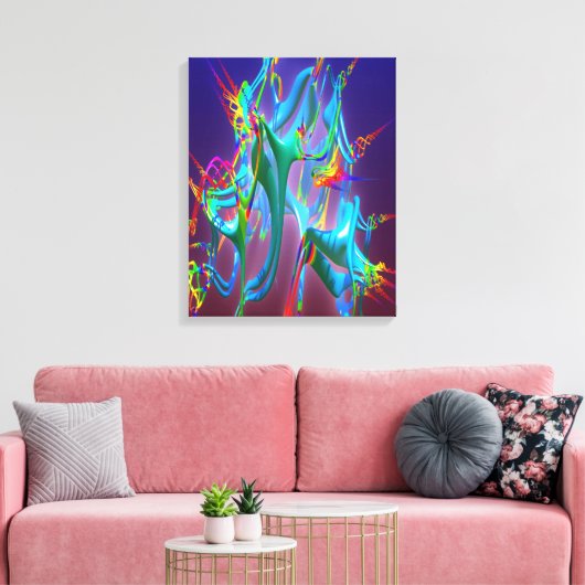 Neuronenverbindung Leinwanddruck (Insitu (Wohnzimmer))