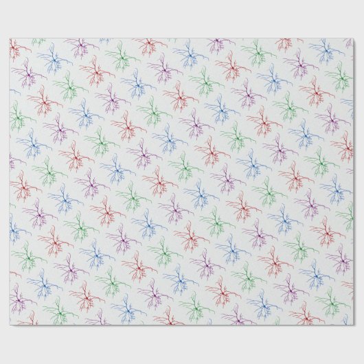 Neuronpapier Geschenkpapier (Flach)