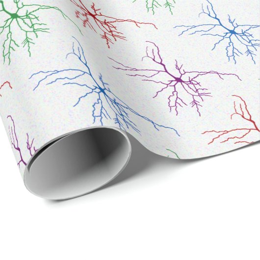 Neuronpapier Geschenkpapier (Rolleneckpunkt)