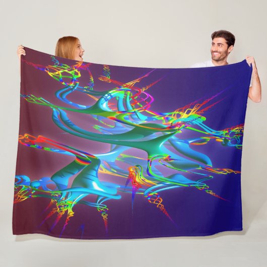 Neurons Connection Fleece Blanket (Beispiel)