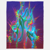 Neurons Connection Fleece Blanket (Vorderseite)
