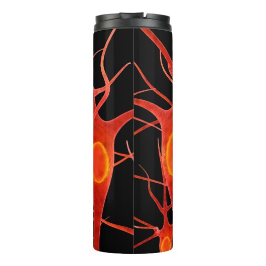 Neuronsneuronale,3d,Anatomie,axon,bio,biologisch,b Thermosbecher (Rückseite)