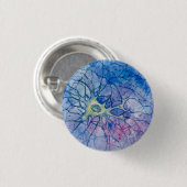 NeuronWatercolor - Knopf u. Button (Vorne & Hinten)