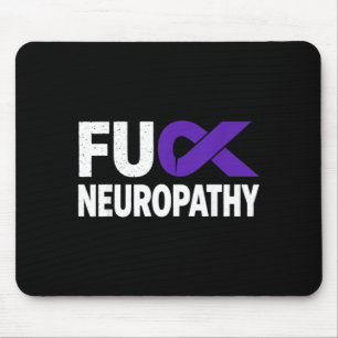 Neuropathie-Bewusstsein Lila Band Männer Frauen Mousepad