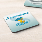 Neuroscience Chick #3 Getränkeuntersetzer (Linke Seite)